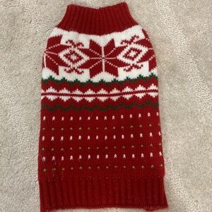 Friends Forever Small Dog Christmas Sweater